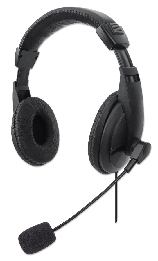 Cuffia stereo USB con Microfono Flessibile